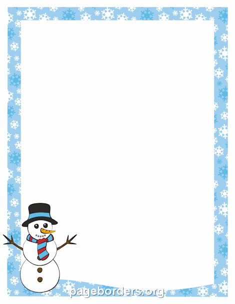 470x608 Snowman Border Clip Art, Page Border, And Vector Graphics