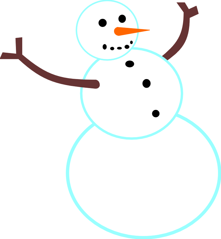 Snowman Border Clipart | Free download on ClipArtMag