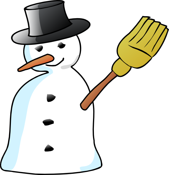 576x594 Snowman Clip Art