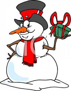 272x350 Royalty Free Snowman Clip Art, Christmas Clipart