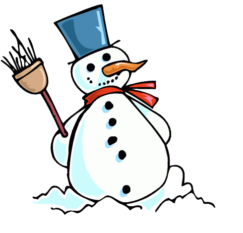 490x470 Snowman Clipart Blue