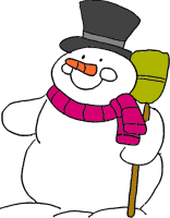 156x200 Snowman Clip Art