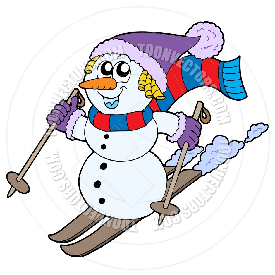 940x940 Skiing Clipart Snowman