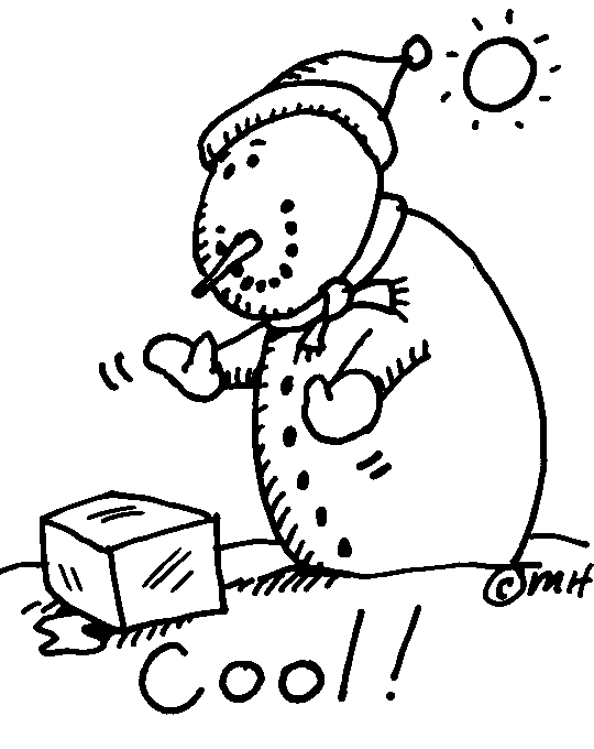 540x680 Cold Clipart Snowman