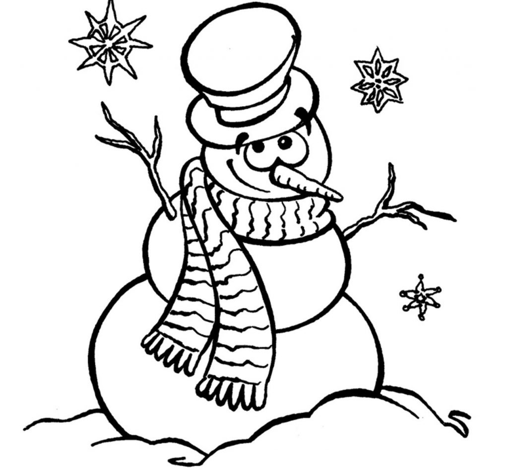 Snowman Coloring Pages | Free download on ClipArtMag