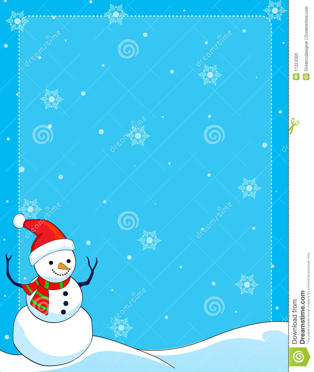 1099x1300 Snowman Clipart Border