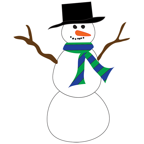 614x612 Snowmen Clipart