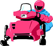 170x148 Snowmobile Clip Art