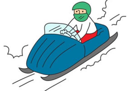 450x300 Snowmobile Clip Art