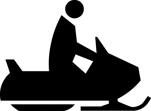 640x470 Snowmobiling, Silhouette Clipart Etc