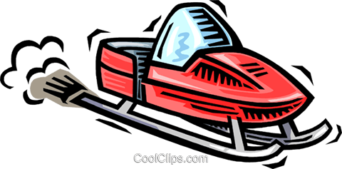480x237 Snowmobile Royalty Free Vector Clip Art Illustration Vc064537