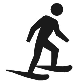286x291 Free Snowshoeing Clipart