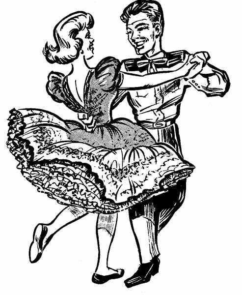 493x600 Square Dancing Cliparts