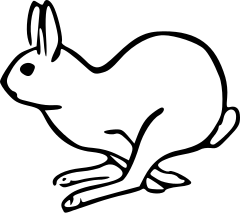 240x213 Rabbit 3 Clip Art Download