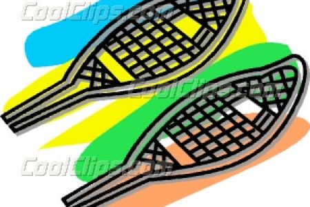 450x300 Snowshoeing Clip Art