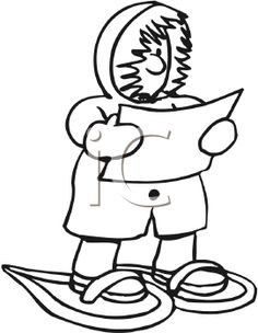 236x304 Snowshoes Clipart