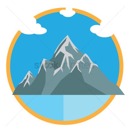 450x450 Free Snowy Mountains Stock Vectors Stockunlimited