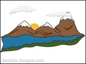 300x224 Mountain Ridge Clipart Snow Mountain