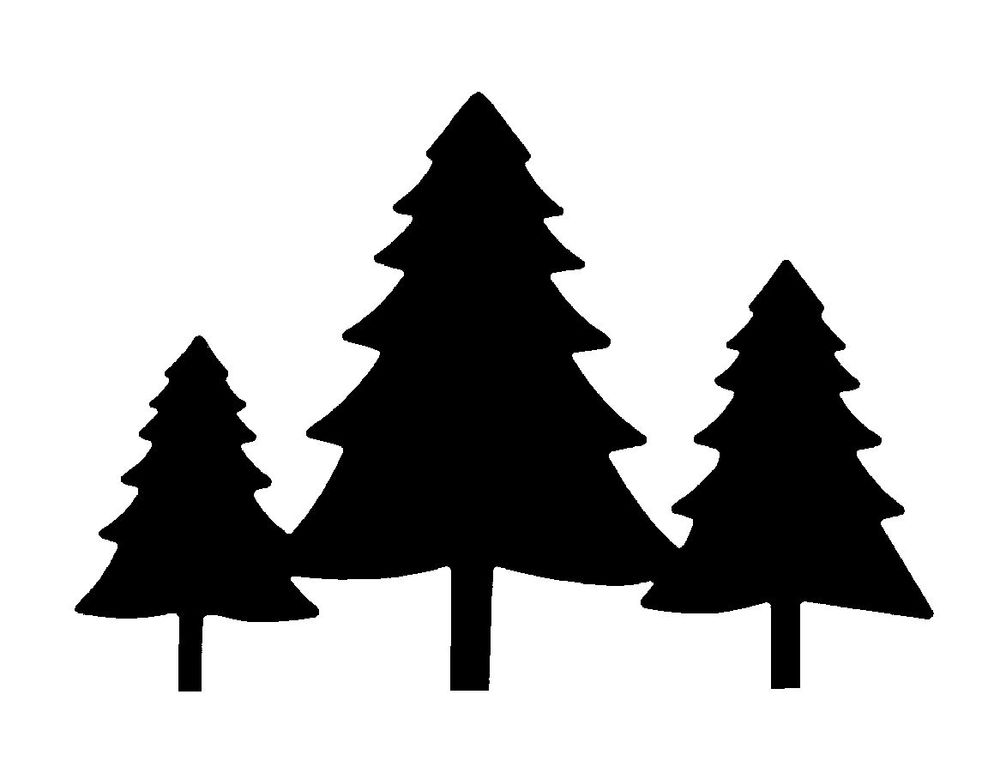 1000x773 Primitive Pine Tree Clipart