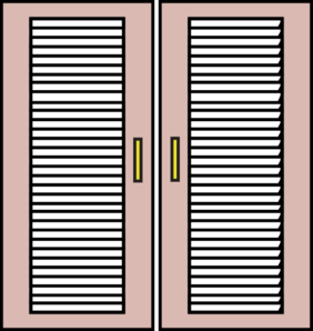 282x298 Window Shutters Clip Art