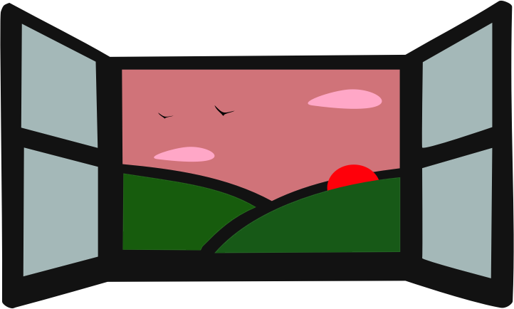 722x434 Window Clipart Cartoon