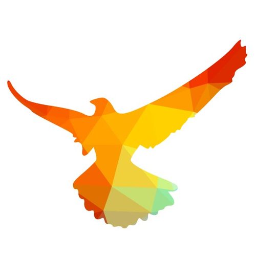 500x500 6100 Soaring Eagle Silhouette Clip Art Public Domain Vectors