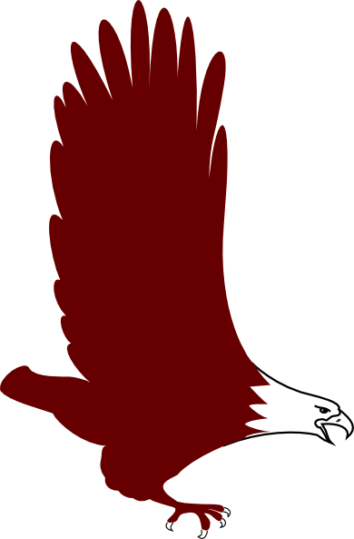 390x593 Soaring Eagle Clip Art