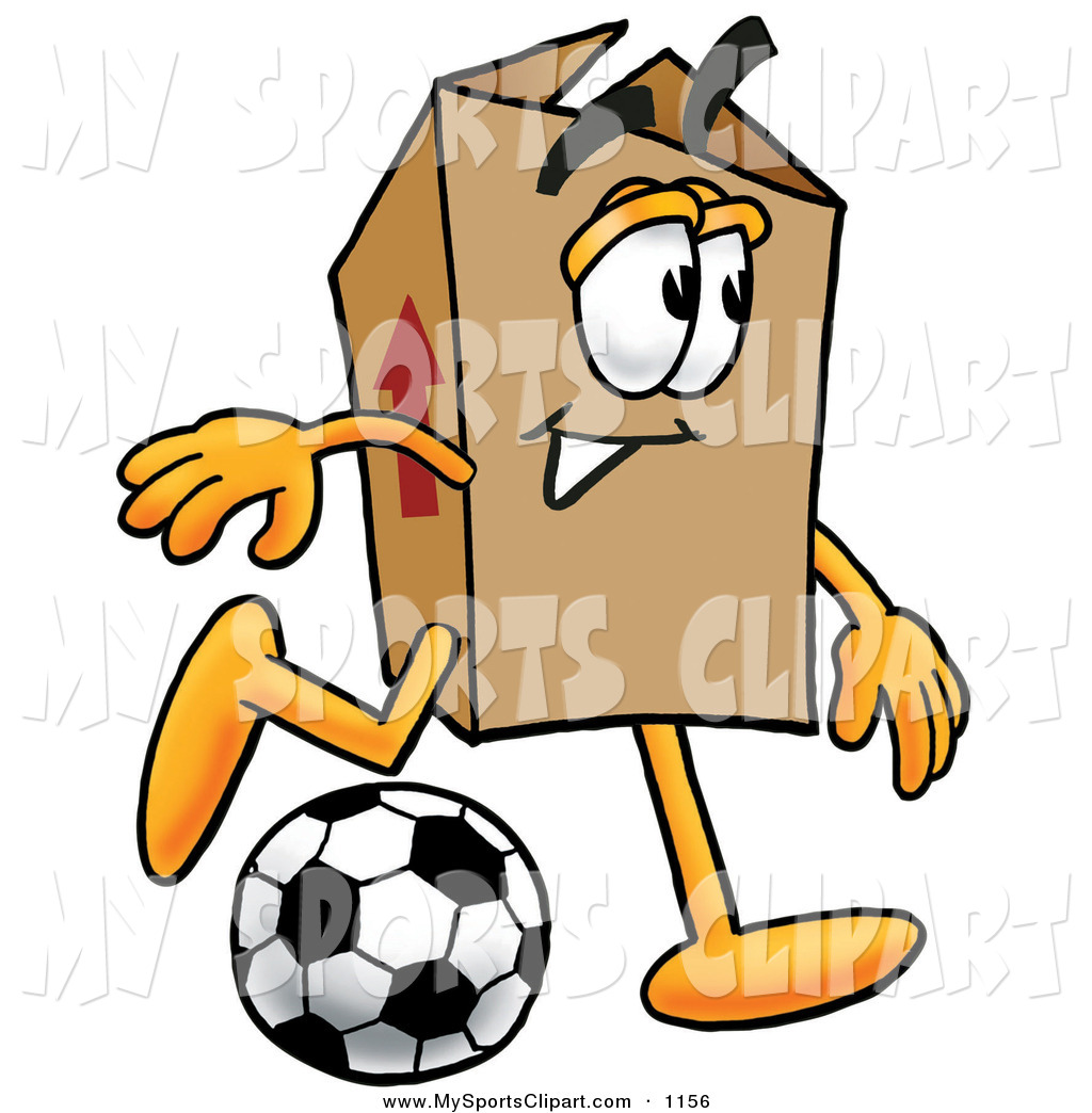 1024x1044 Sports Clip Art Of A Smiling Cardboard Box Mascot Cartoon