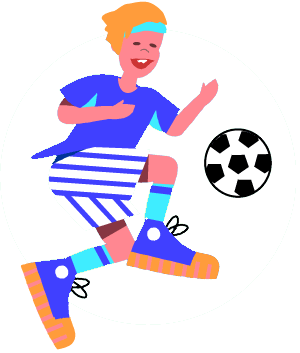 300x353 Sports Clip Art Soccer Player Graphic