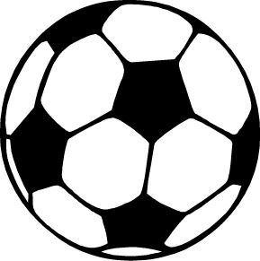 289x291 White Soccer Ball Clipart