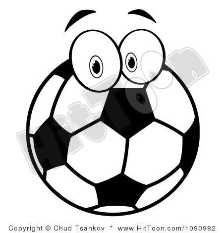 450x470 Soccer Ball Black And White Clipart