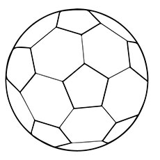 230x230 Soccer Ball Coloring Pages