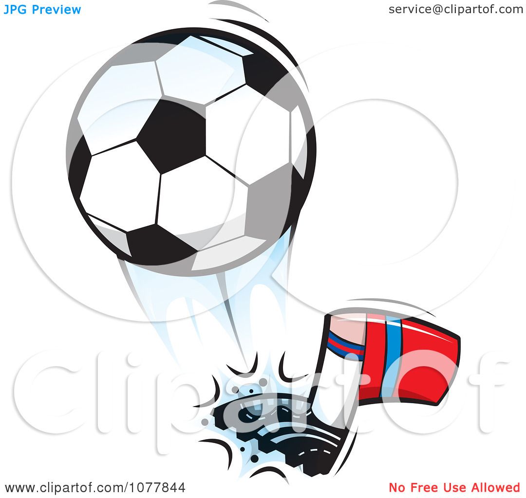 1080x1024 Clipart Player Kicking A Soccer Ball 1