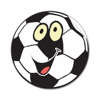 400x400 Soccer Ball Cartoon Clipart