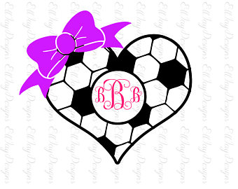 340x270 Soccer Ball Heart Etsy