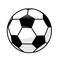 200x200 Free Soccer Clipart