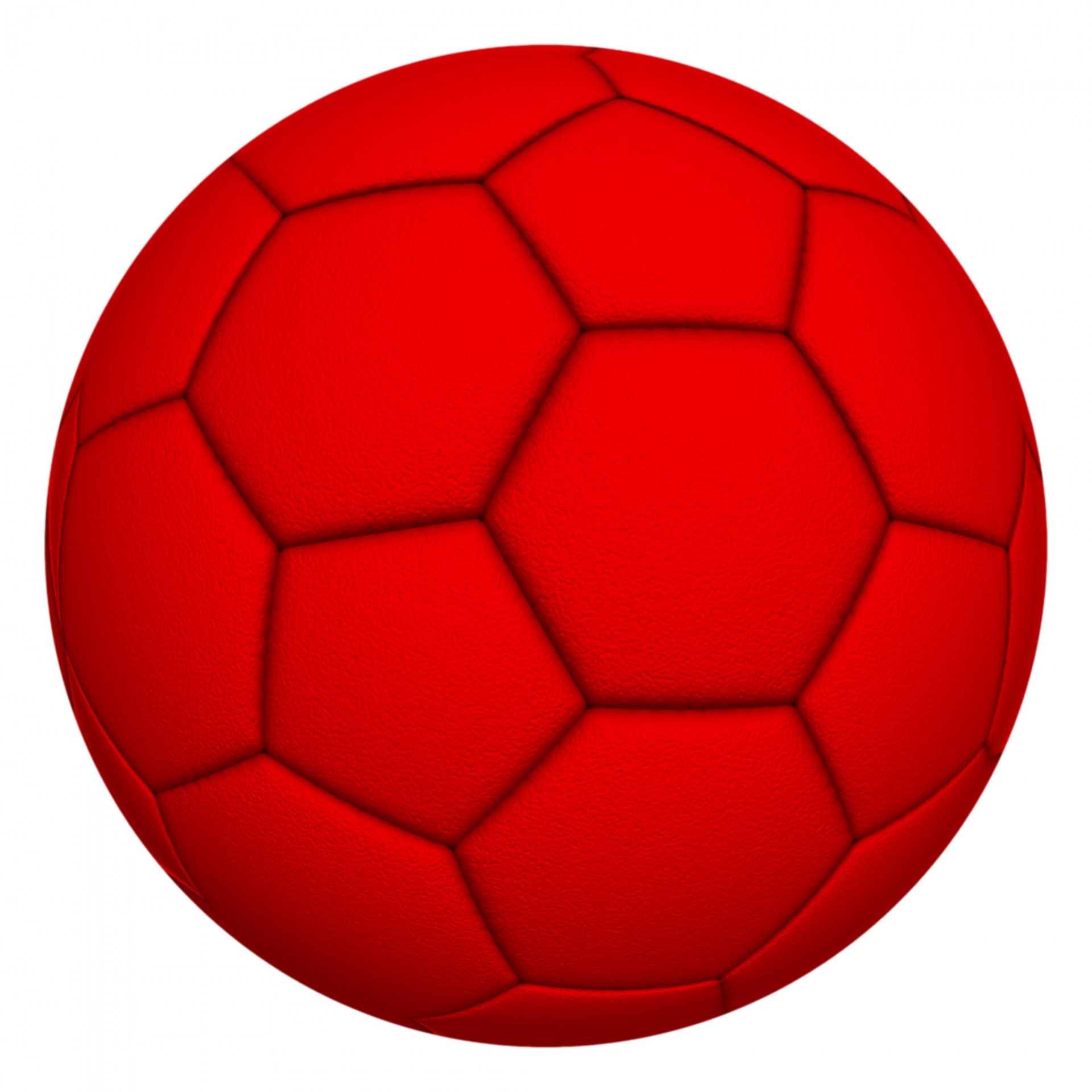 1920x1920 Red Soccer Ball Free Stock Photo