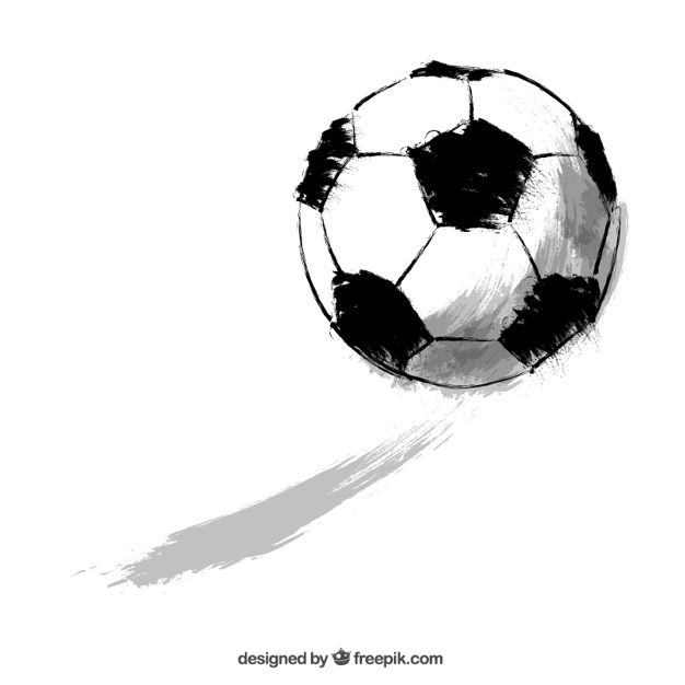 626x626 Sketchy Soccer Ball Vector Free Download