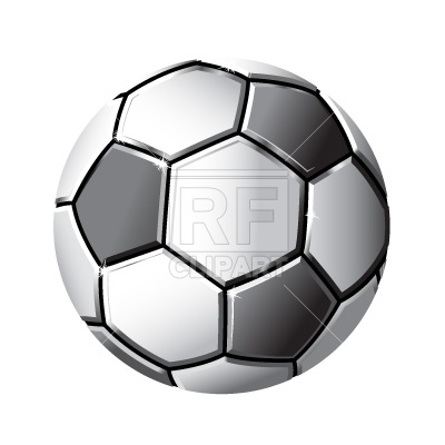 400x400 Soccer Ball Royalty Free Vector Clip Art Image