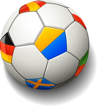 338x368 Vector Color Soccer Ball Free Vector Download (23,281 Free Vector