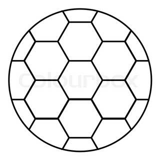 320x320 Soccer Ball Icon. Outline Illustration Of Soccer Ball Vector Icon