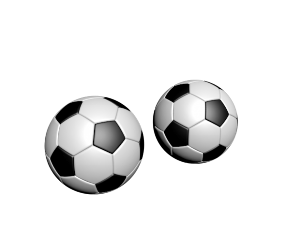620x465 Football (Soccer Ball) Free 3d Model