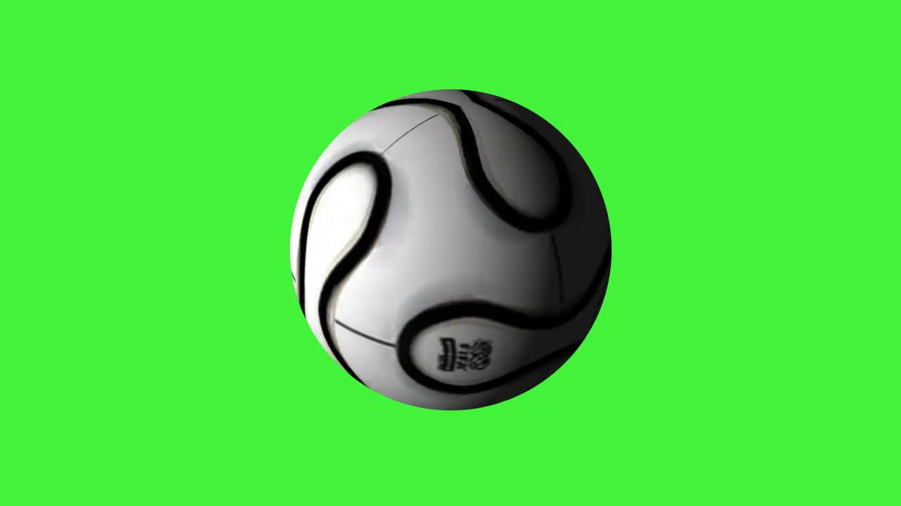 1280x720 Soccer Ball Green Screen