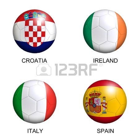 450x450 3d Rendering Of A Soccer Ball With Flags From The Countries