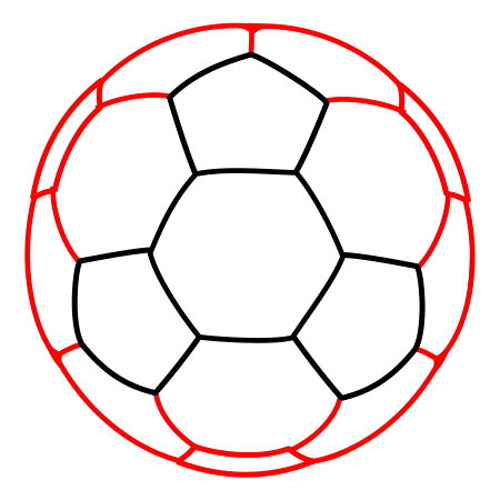 450x450 Drawing A Cartoon Soccer Ball