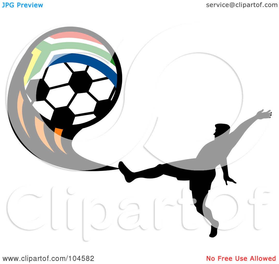 1080x1024 Kicking Soccer Ball Silhouette Clipart Panda