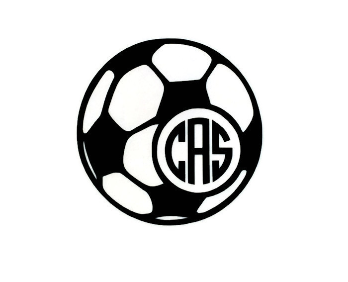 700x567 Soccer Ball Monogram Vinyl Decal Soccer Ball, Monograms And Cricut