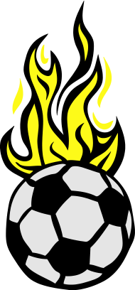 190x408 Soccer Ball Flame Fire Flame Cartoon T Shirt Spreadshirt