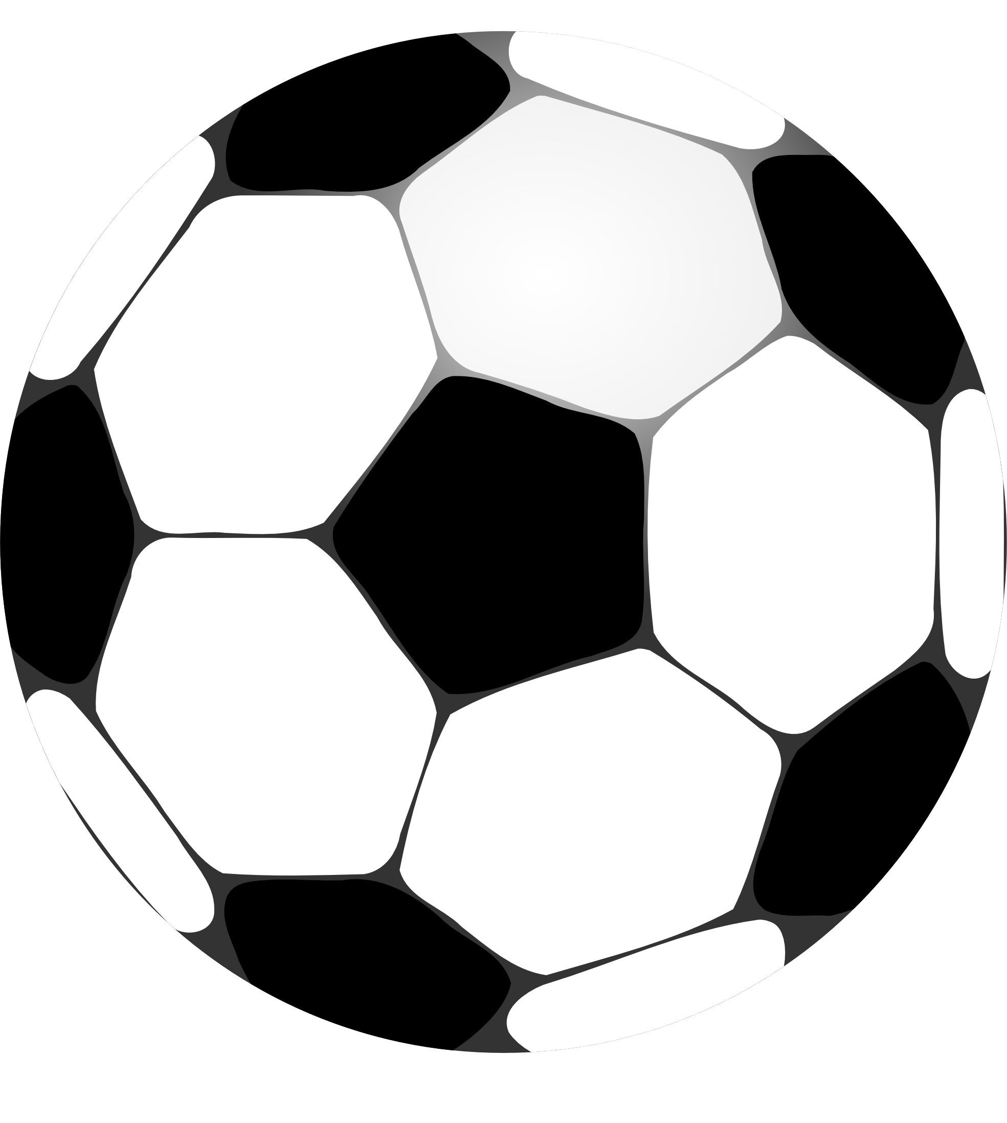1969x2196 Soccer Ball Clip Art Black And White Clipart Panda