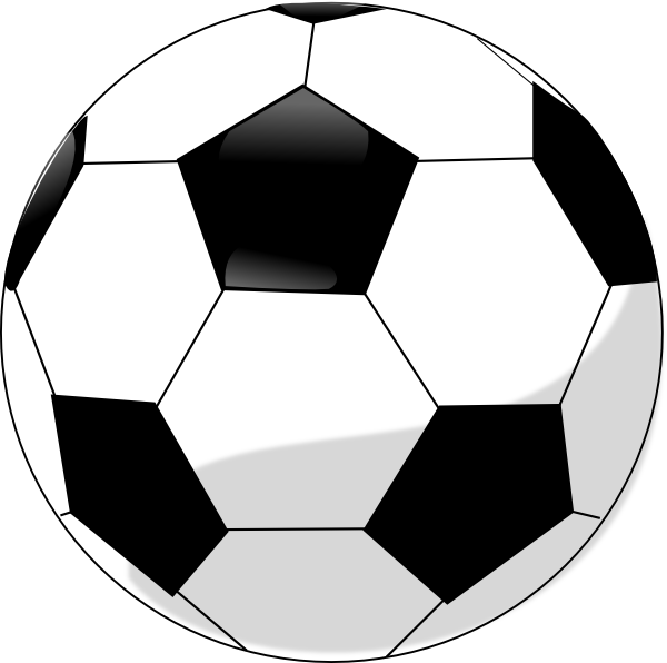 600x596 Soccer Ball Clipart